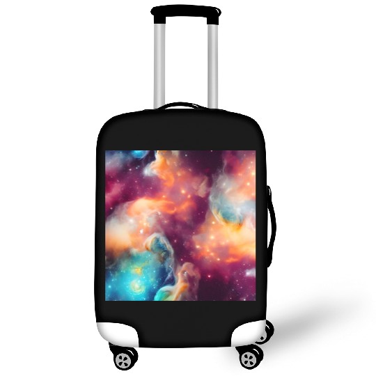Galaxy nebula abstract design Luggage Covers