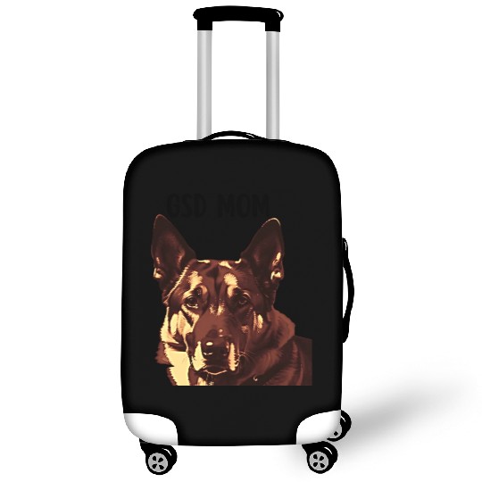 GSD mom dog lovers graphic Luggage Covers