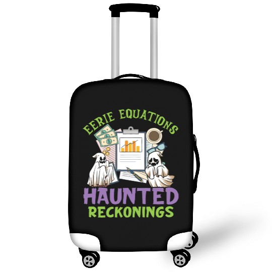 Eerie Equations Haunted Reckonings Halloween Luggage Covers