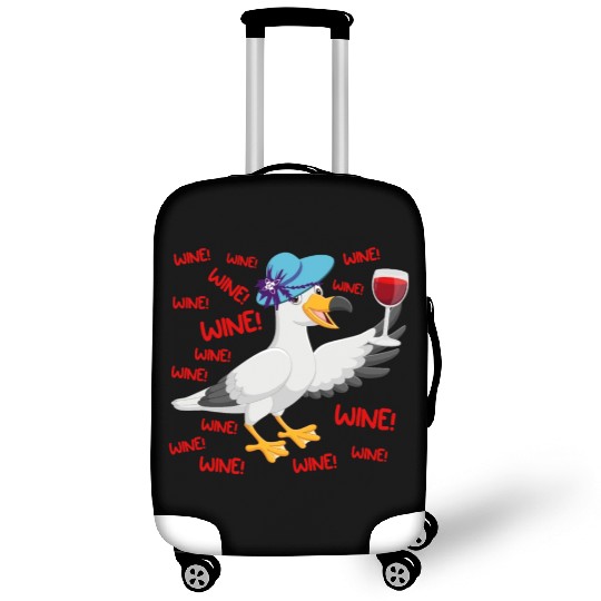 Seagull Luggage Covers Wine Lover North German Seagulls