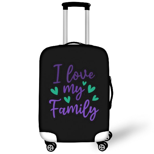 I Love My Family Sayings Reunion Relatives Luggage Covers