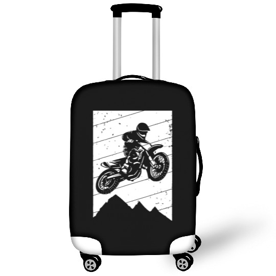 Motocross Bike Vintage Dirtbike Gift Racing Retro Luggage Covers