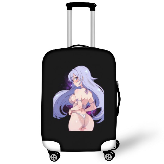 Waifu Material Embracing Anime, Manga Luggage Covers