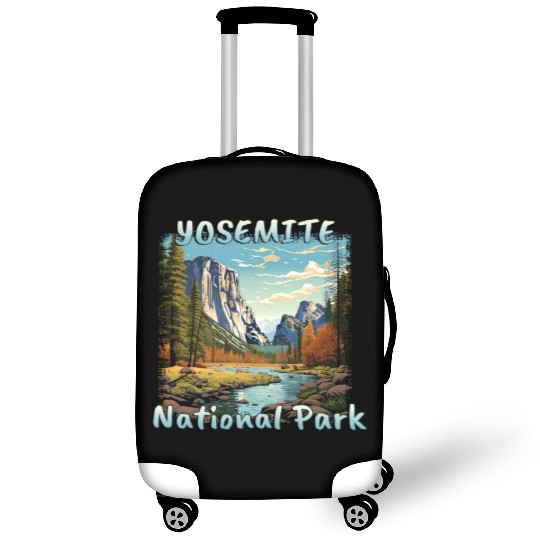 USA Yosemite National Park Sierra Nevada Colorful Luggage Covers