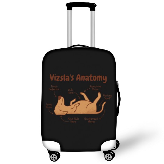 Vizsla dog animal funny anatomy Luggage Covers