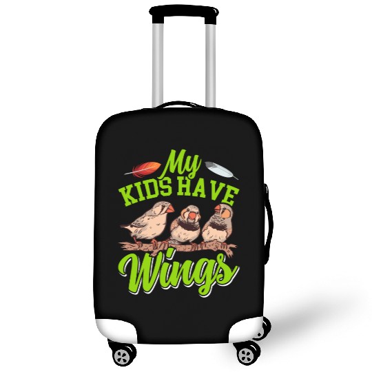 Zebra Finch My Kids Have Wings Finch Bird lover Luggage Covers
