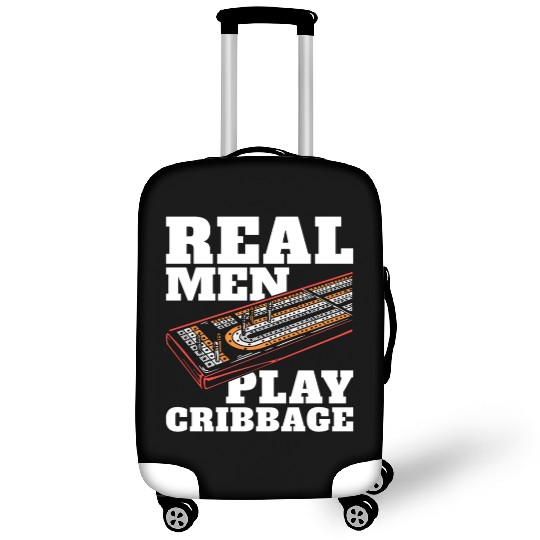 Cribbage Real Men Play Cribbage Loves Board Game Luggage Covers