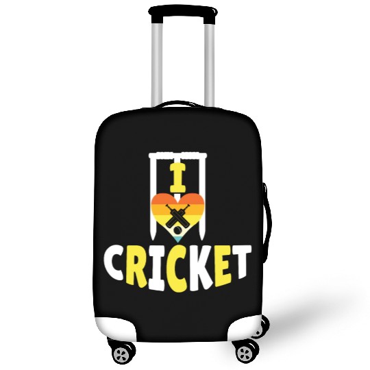 I Love Cricket Luggage Covers