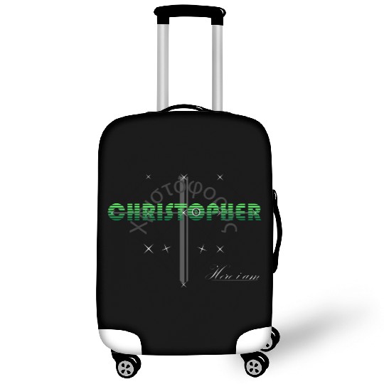 Christopher green design - Greek Origin & bitcoin Luggage Covers