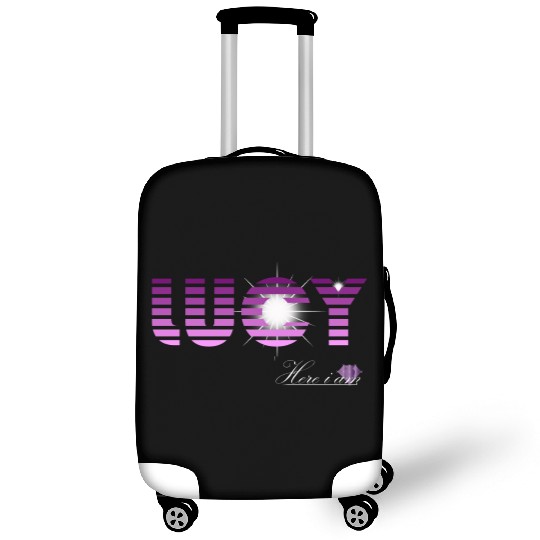 Lucy pink and violet - Latin's etymology - Light Luggage Covers
