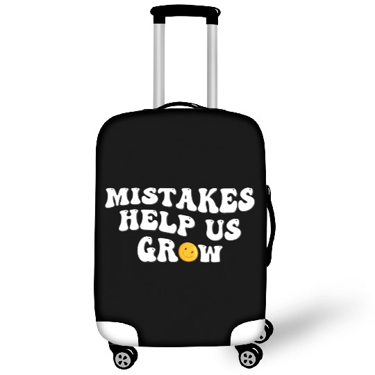 Groovy Mistakes Help Us Grow - Back To School Luggage Covers