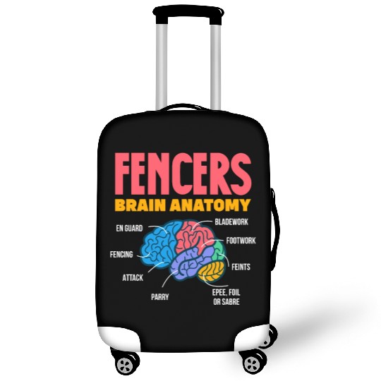 Fencers Brain Anatomy Luggage Covers