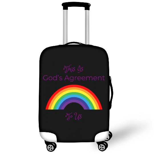 This is God's Agreement to us Purple Luggage Covers