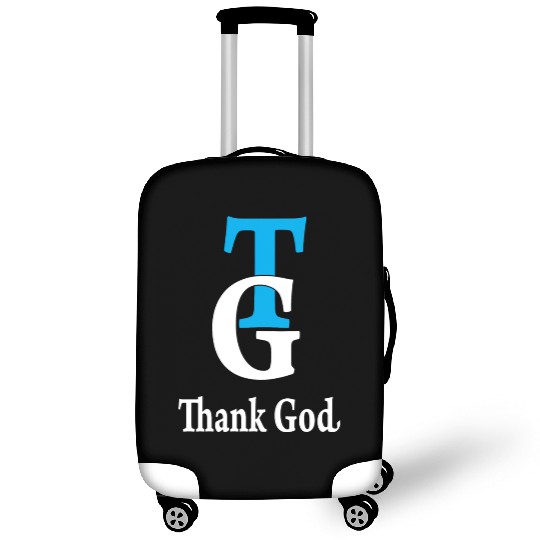 Thank God TG Love Jesus Christian Christmas Luggage Covers