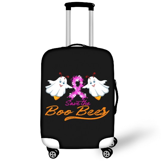Fun Boobs Save The Boo Bees Breast Cancer Luggage Covers