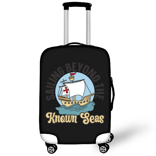 Sailing Beyond The Known Seas Columbus Day Luggage Covers