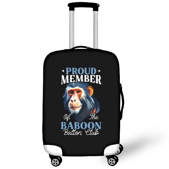 Baboon Monkey Lover Wildlife Animal Zookeeper Luggage Covers