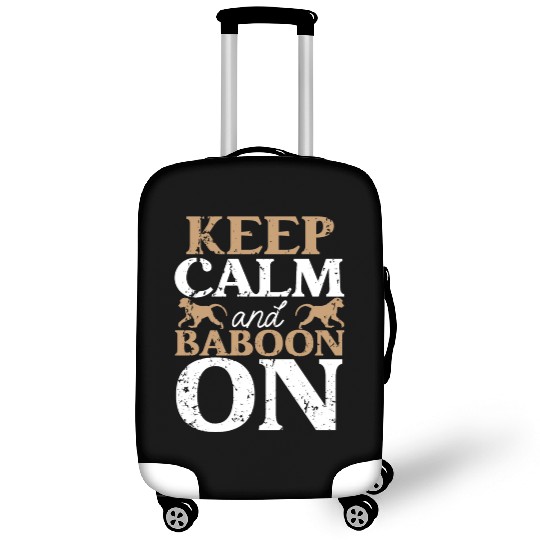 Baboon Monkey Lover Wildlife Animal Zookeeper Luggage Covers