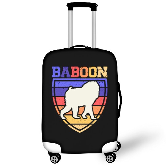Baboon Monkey Lover Wildlife Animal Zookeeper Luggage Covers