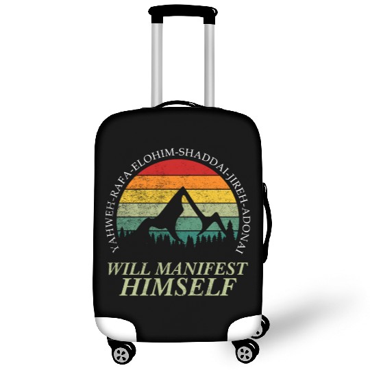 Yahweh - Will Manifest Himself Worshiper Inspiring Luggage Covers