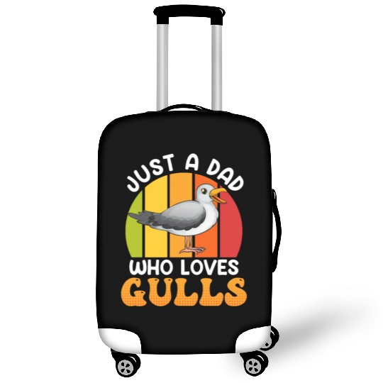 Just a Dad who loves Seagulls Bird lover Men Luggage Covers