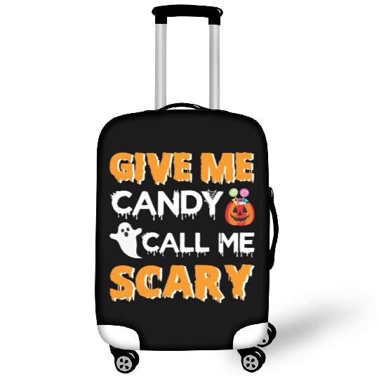 Give Me Candy Call Me Scary Luggage Covers