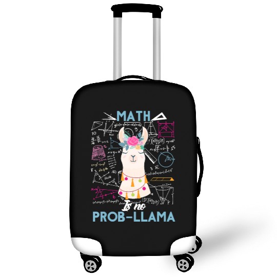 Funny Math Is No Prob Llama Back To School Luggage Covers