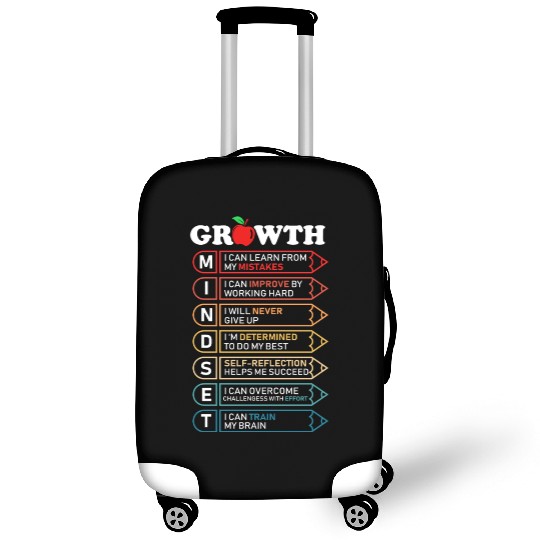 Growth Mindset Definition Motivational Quote Class Luggage Covers