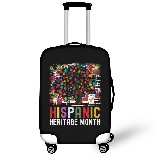 Hispanic Heritage Month Hand Flags Latin Luggage Covers