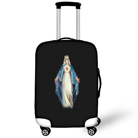 Virgin mary Luggage Covers