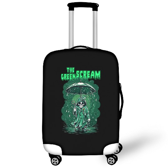 The Green Scream Luggage Covers