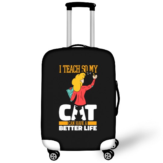 Daycare Teacher Cat Luggage Covers