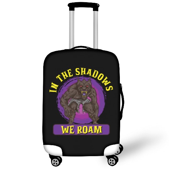 Funny Horror Werewolf Lycanthropy Full Moon Shapes Luggage Covers