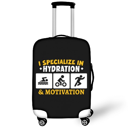 Triathlon Swim Bike Run Triathlete Sport Gift Luggage Covers