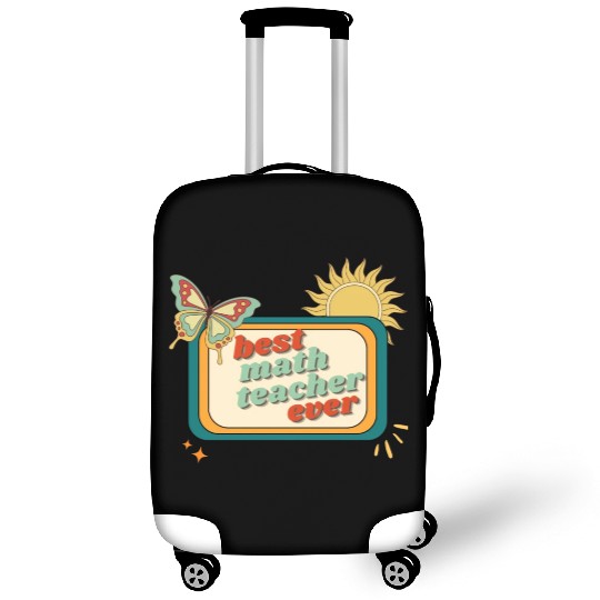 Teacher Appreciation, best math teacher ever Luggage Covers