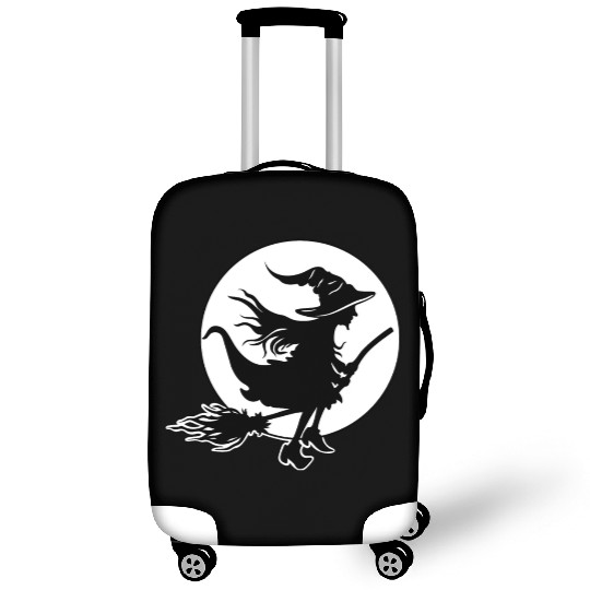 Witch Wizard Broom Halloween Luggage Covers