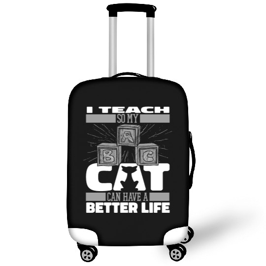 Daycare Teacher Cat Luggage Covers