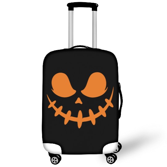 Jack O Lantern Scary Carved Pumpkin Face Halloween Luggage Covers