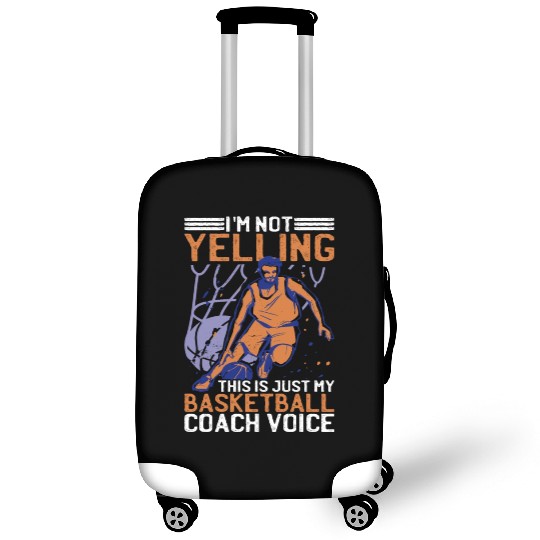 This Is Just My Basketball Coach Voice 2 Luggage Covers