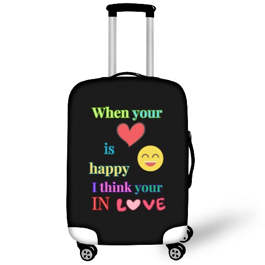 Heart is Happy Luggage Covers