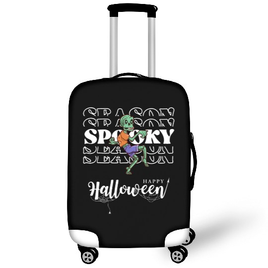 Spooky Season Zombie Halloween Fall Luggage Covers