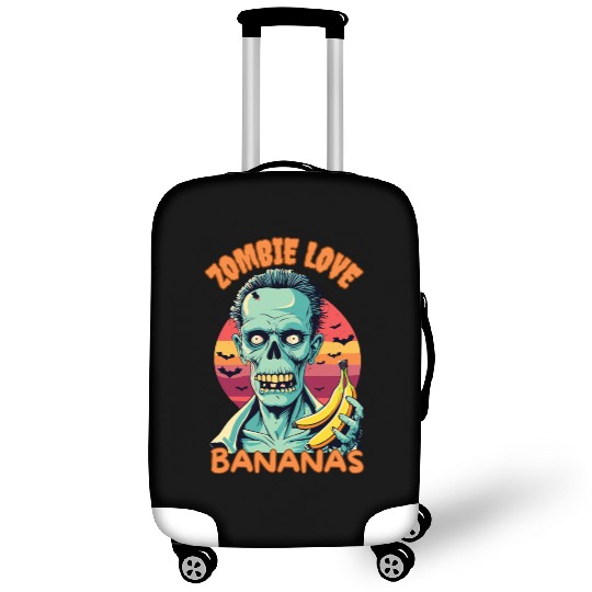 Zombie Love Bananas Halloween Luggage Covers