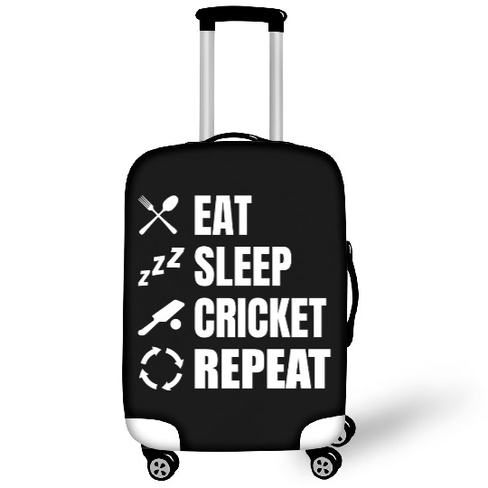 Cricket Player Daily Routine Luggage Covers