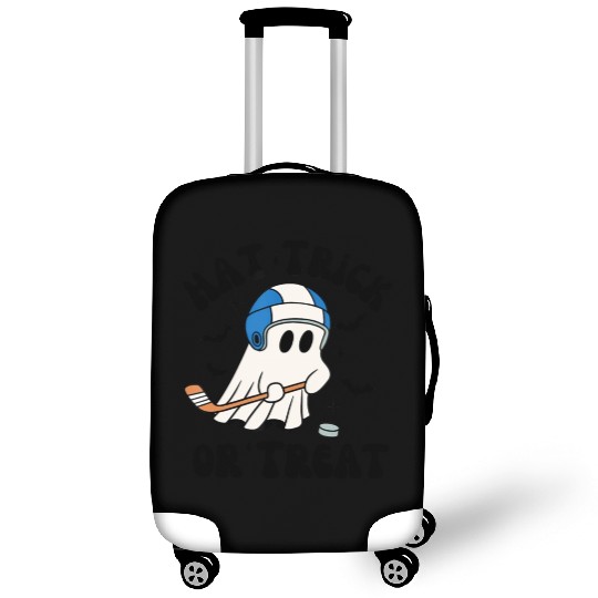 Hat Trick or Treat, Hilarious Hockey Halloween Luggage Covers