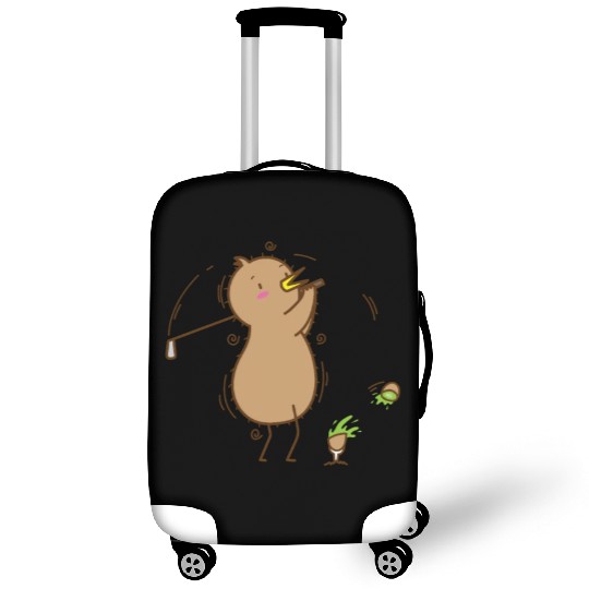 Kiwi playing Golf Kiwi Bird and Fruit Luggage Covers