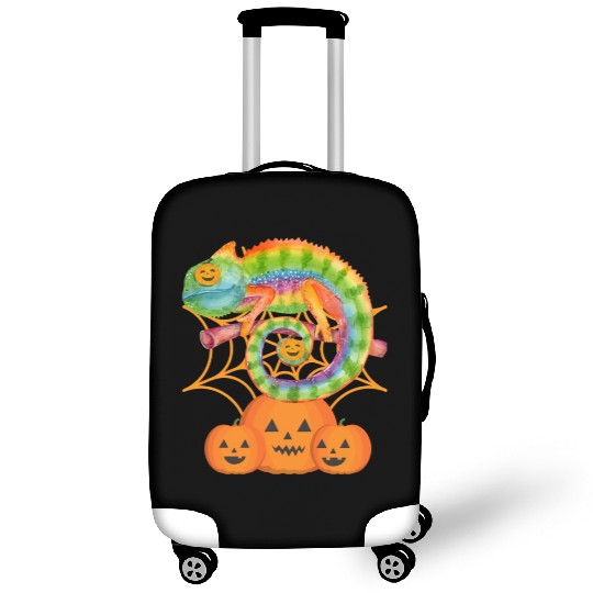 halloween Chameleon Luggage Covers