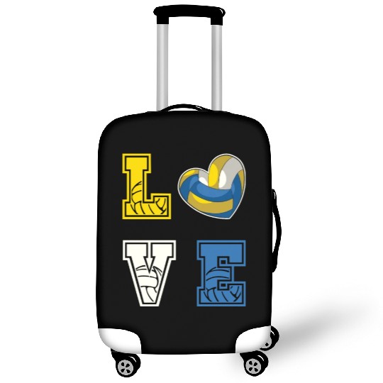 Heart Volleyball I Love Volleyball Luggage Covers