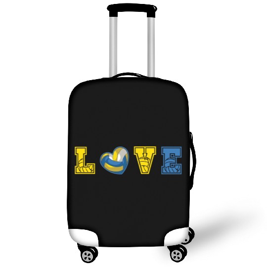 Heart Volleyball I Love Volleyball Luggage Covers
