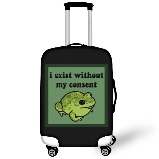 I Exist Without My Consent Frog Luggage Covers