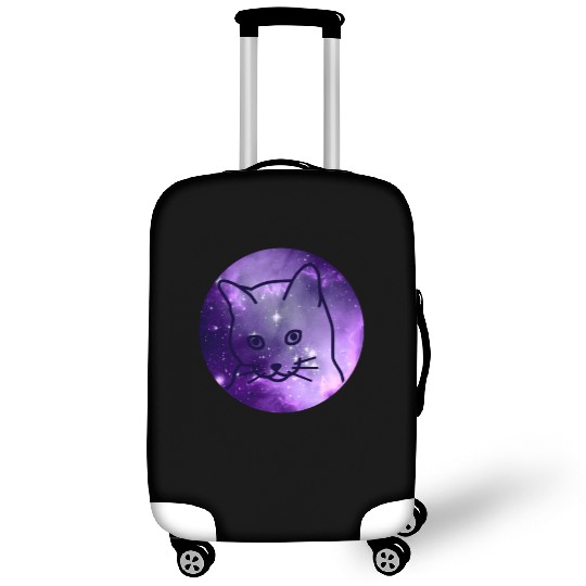 Galaxy Space Cat Funny Cat Lover Luggage Covers